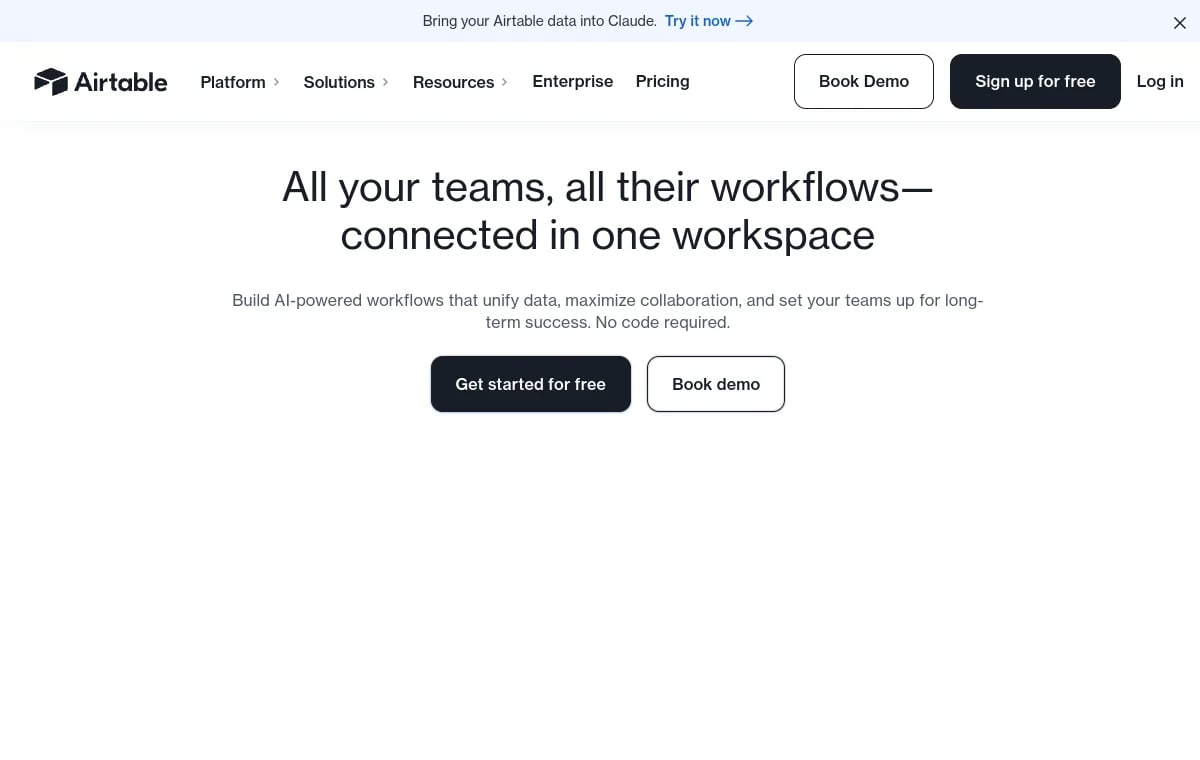 Airtable screenshot