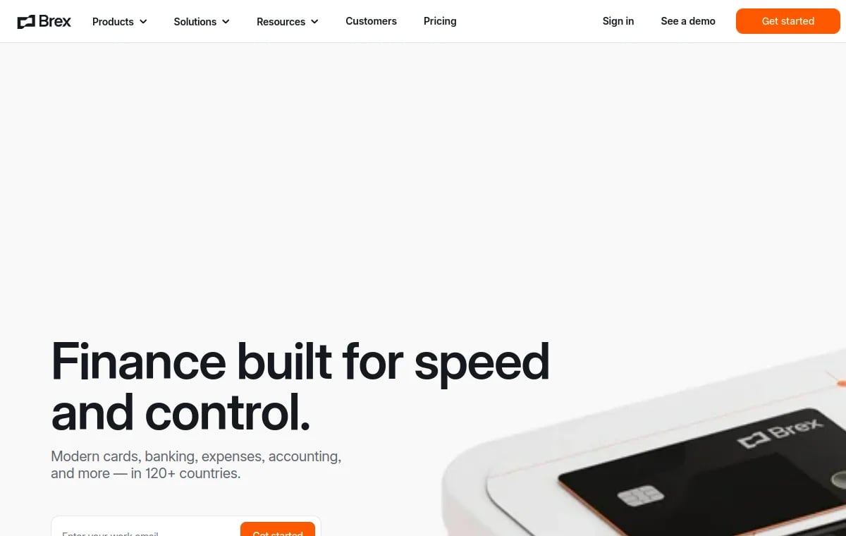 Brex screenshot