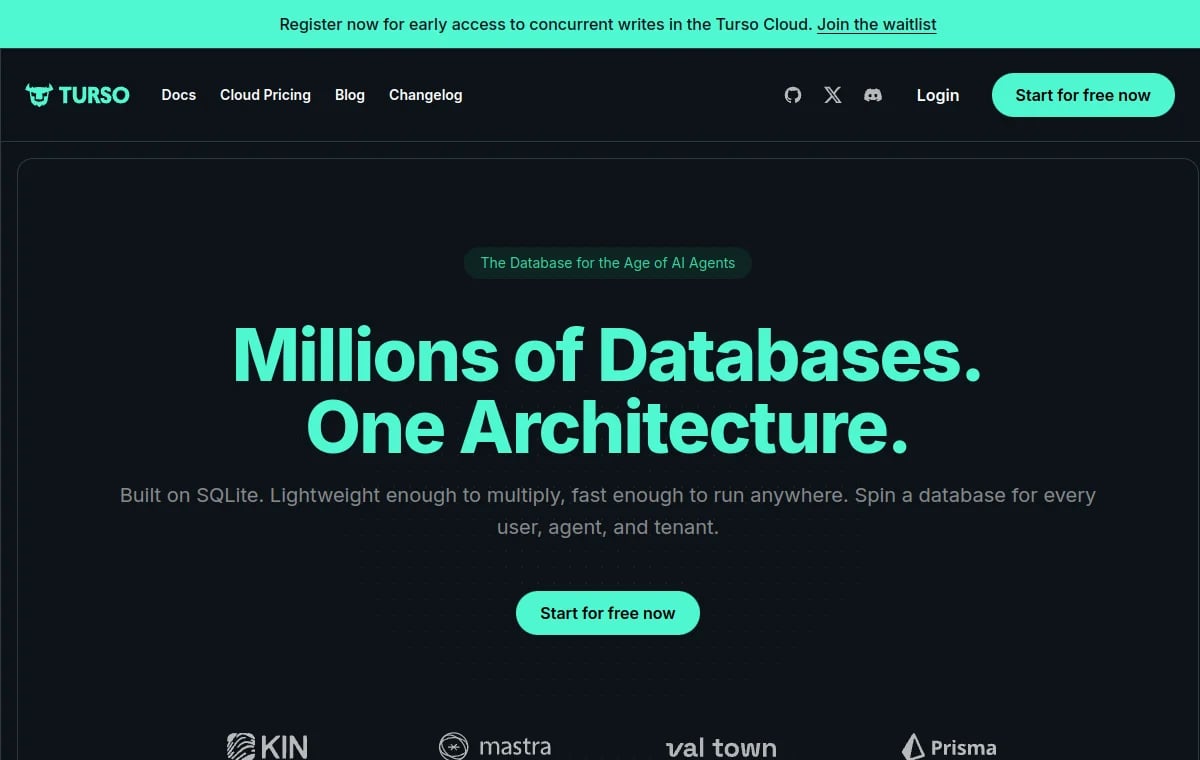 Turso screenshot