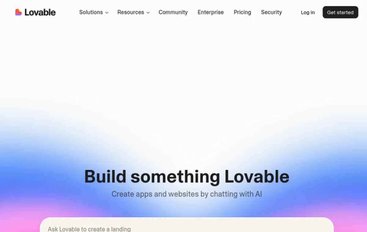 Lovable design memory workflow screenshot