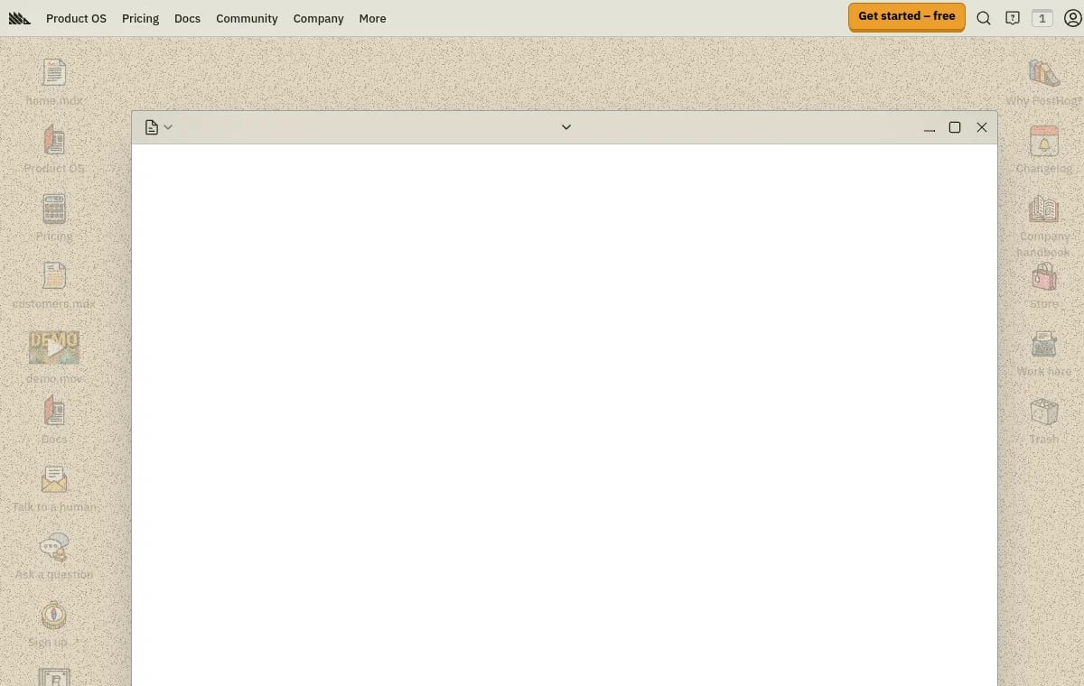 PostHog screenshot