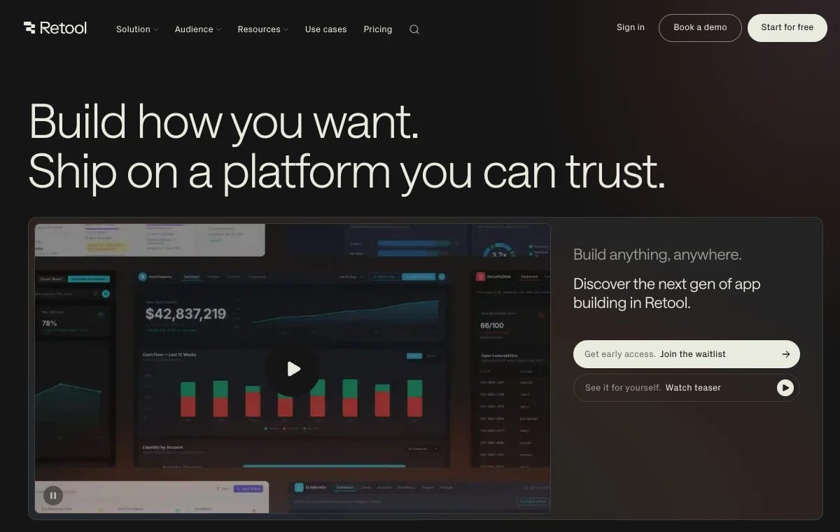 Retool screenshot