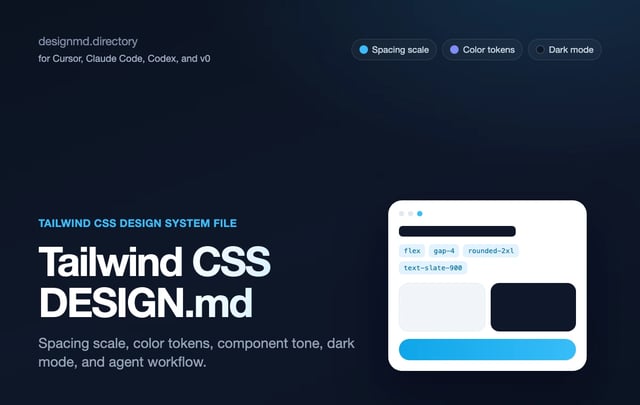 DESIGN.md for Tailwind