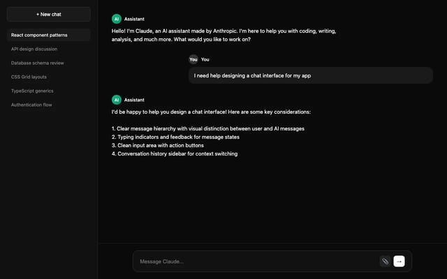 AI Chat App DESIGN.md