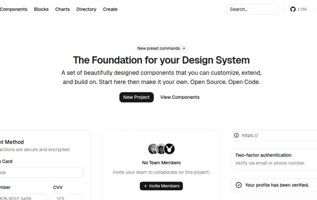 shadcn/ui DESIGN.md
